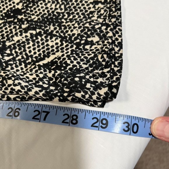 bar‎ III jumpsuit XL animal print sleeveless wide leg light pantsuit snake skin - Picture 10 of 13